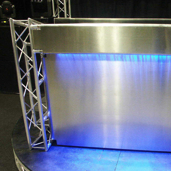 Stylish DJ Booth Setup
